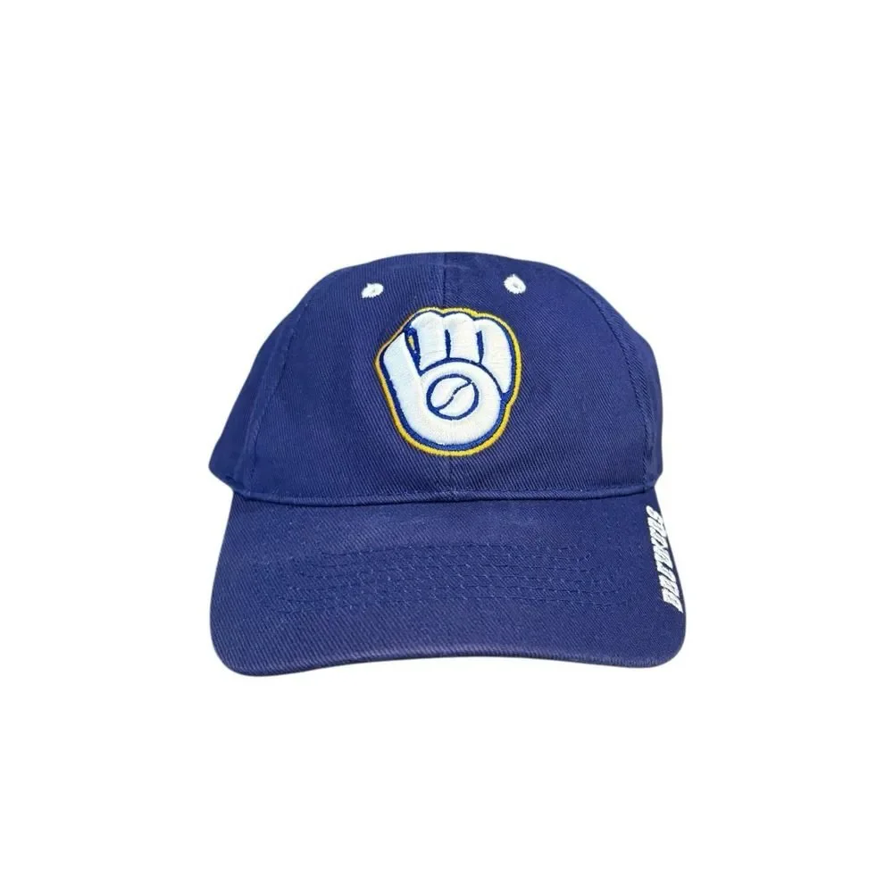 Milwaukee Brewers Fan Favorite Genuine MLB Merchandise Spelled out Logo Cap Hat